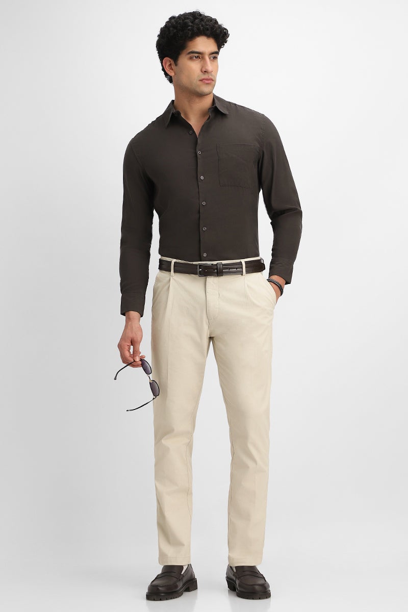 SNITCH Pleated Stretch Chinos - Image 4